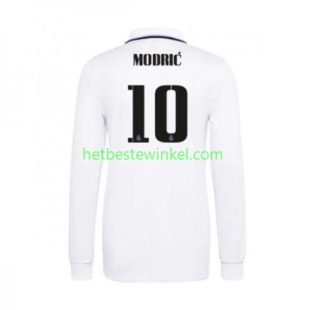 Real Madrid Modrić 10 Voetbalshirts Thuis 2022-23 - LS